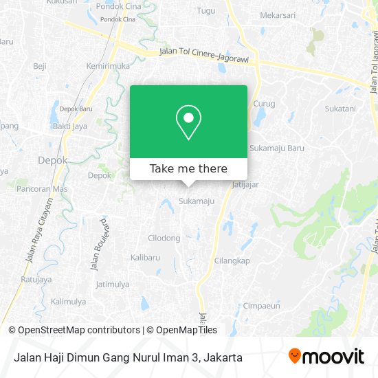 Jalan Haji Dimun Gang Nurul Iman 3 map