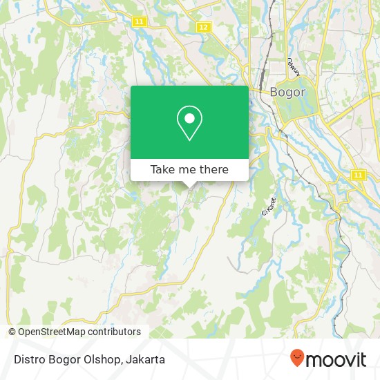 Distro Bogor Olshop map