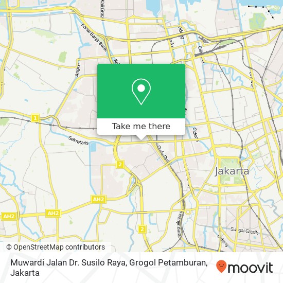 Muwardi Jalan Dr. Susilo Raya, Grogol Petamburan map