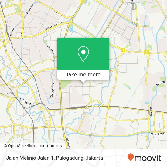 Jalan Melinjo Jalan 1, Pulogadung map