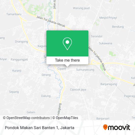 Pondok Makan Sari Banten 1, Jalan Kh. Sochari map