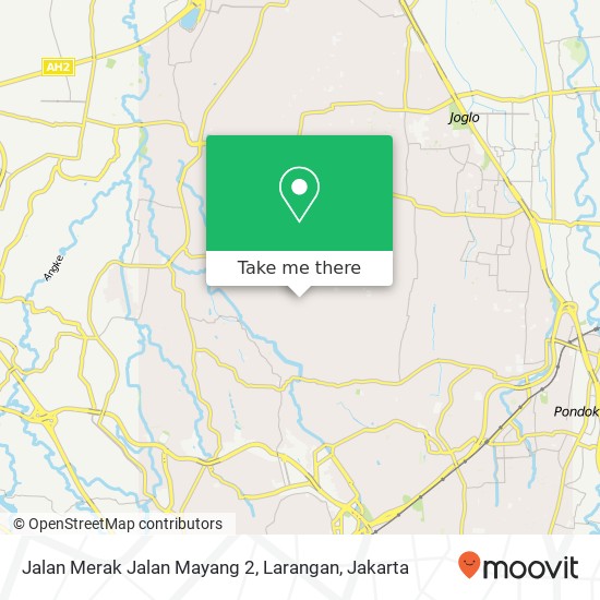 Jalan Merak Jalan Mayang 2, Larangan map