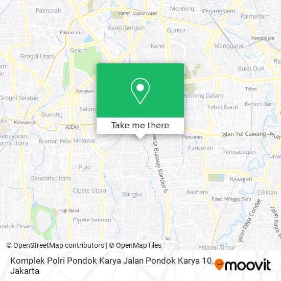 Komplek Polri Pondok Karya Jalan Pondok Karya 10 map