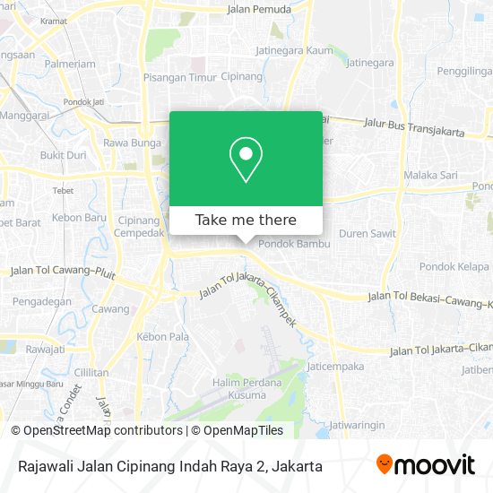 Rajawali Jalan Cipinang Indah Raya 2 map