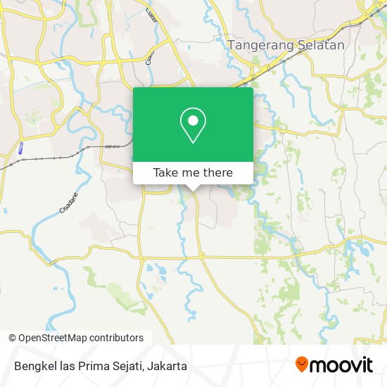 Bengkel las Prima Sejati map