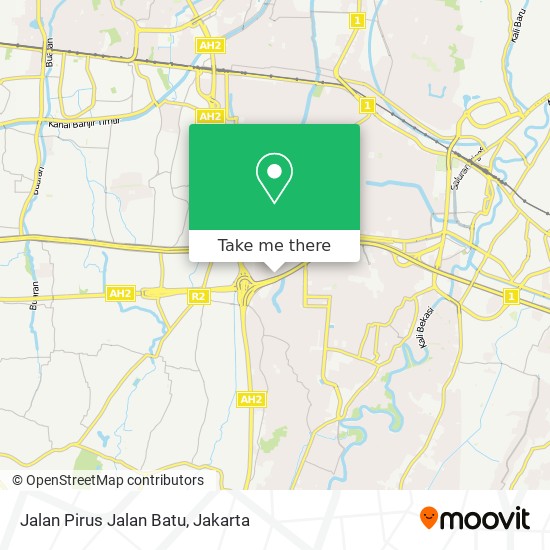 Jalan Pirus Jalan Batu map