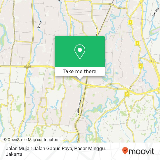 Jalan Mujair Jalan Gabus Raya, Pasar Minggu map