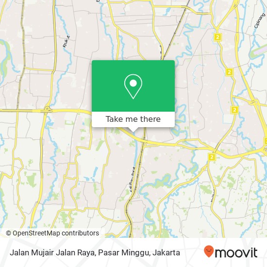 Jalan Mujair Jalan Raya, Pasar Minggu map