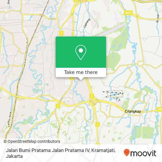 Jalan Bumi Pratama Jalan Pratama IV, Kramatjati map