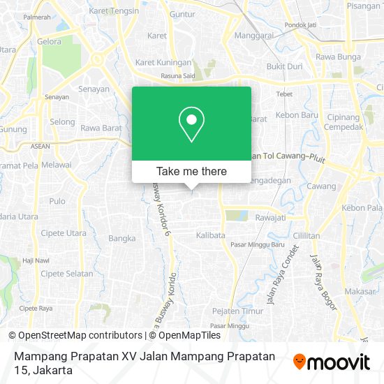 Mampang Prapatan XV Jalan Mampang Prapatan 15 map