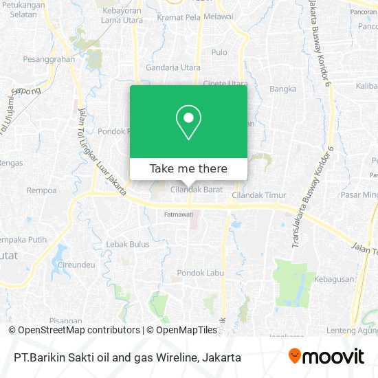 PT.Barikin Sakti oil and gas Wireline map