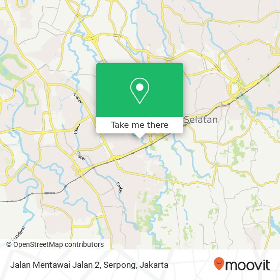 Jalan Mentawai Jalan 2, Serpong map