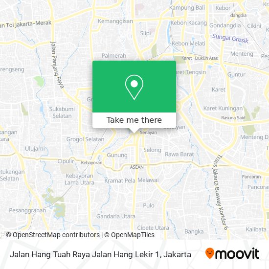 Jalan Hang Tuah Raya Jalan Hang Lekir 1 map