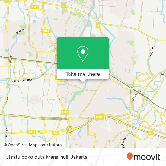 Jl ratu boko duta kranji, null map