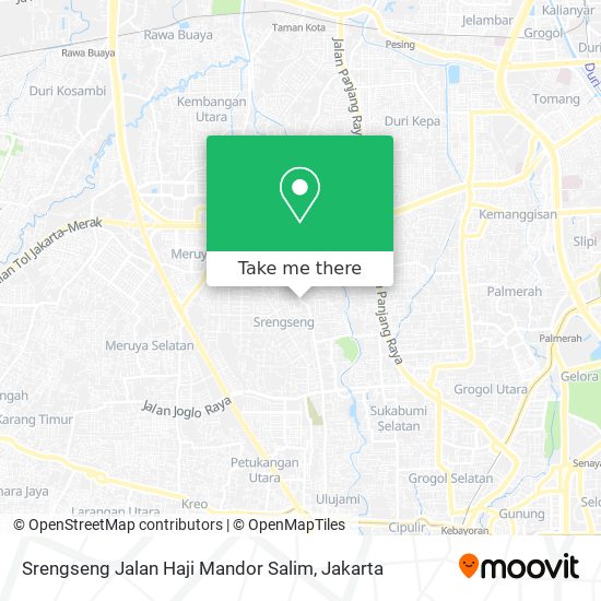 Srengseng Jalan Haji Mandor Salim map