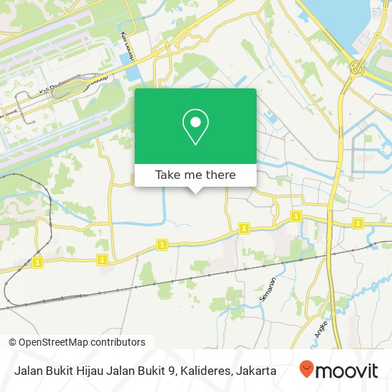 Jalan Bukit Hijau Jalan Bukit 9, Kalideres map