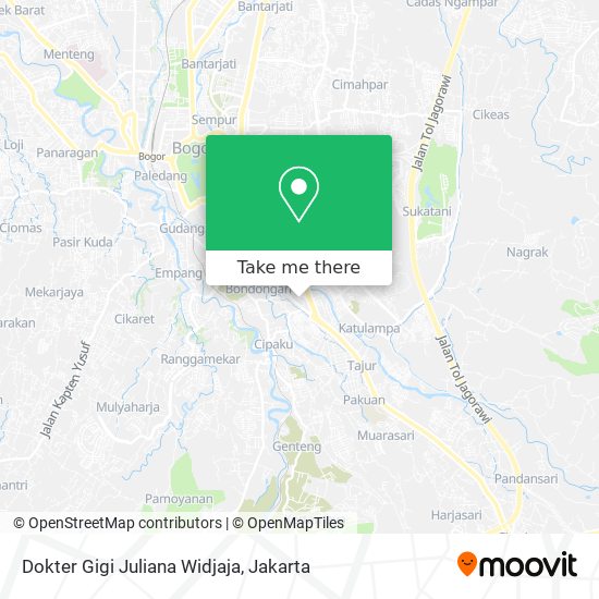 Dokter Gigi Juliana Widjaja map
