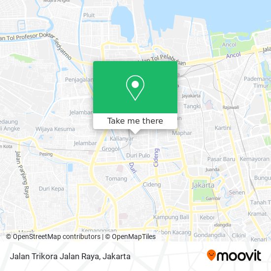 Jalan Trikora Jalan Raya map