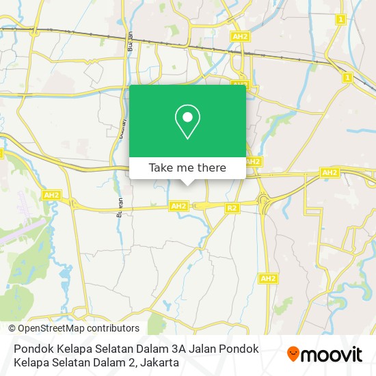 Pondok Kelapa Selatan Dalam 3A Jalan Pondok Kelapa Selatan Dalam 2 map