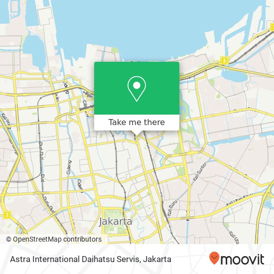 Astra International Daihatsu Servis map