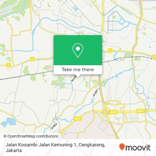 Jalan Kosambi Jalan Kemuning 1, Cengkareng map