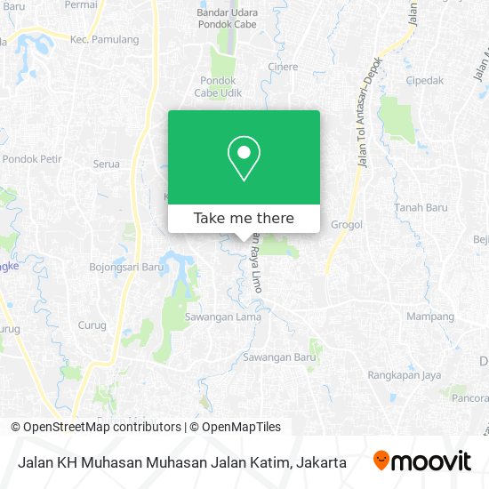 Jalan KH Muhasan Muhasan Jalan Katim map