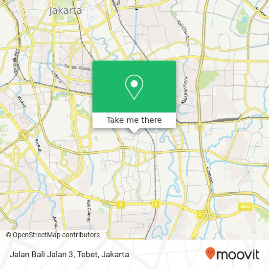 Jalan Bali Jalan 3, Tebet map