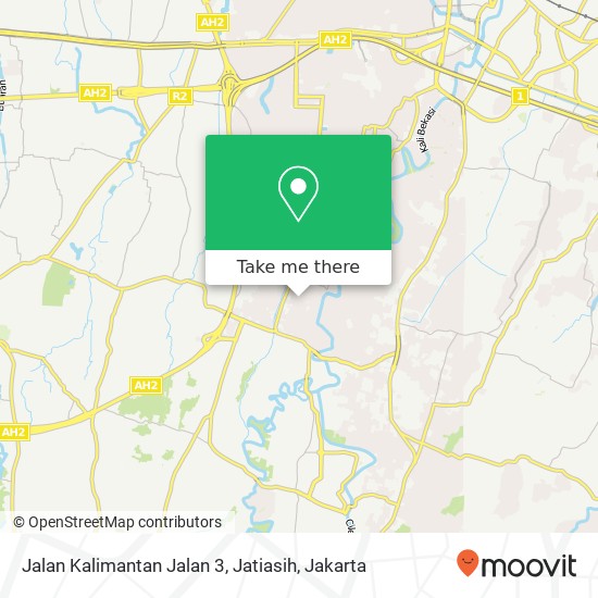 Jalan Kalimantan Jalan 3, Jatiasih map