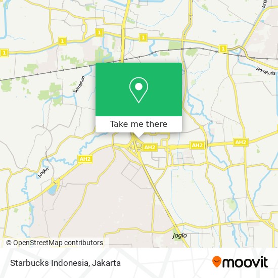 Starbucks Indonesia map