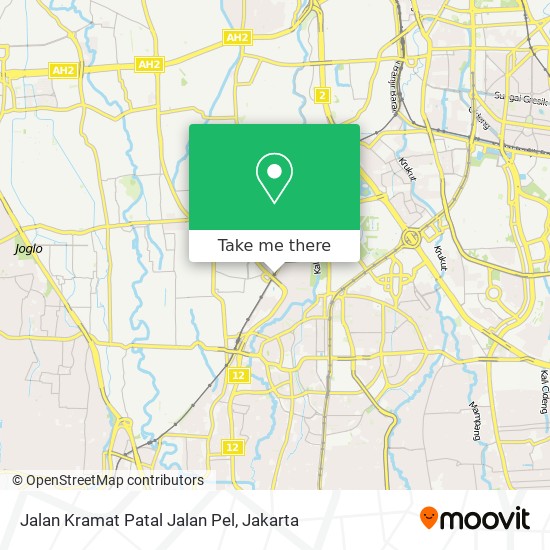 Jalan Kramat Patal Jalan Pel map