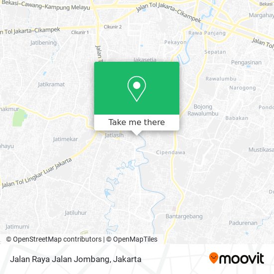 Jalan Raya Jalan Jombang map