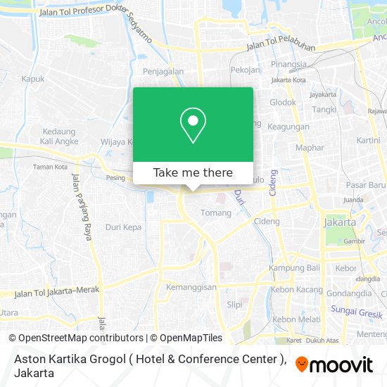 Aston Kartika Grogol ( Hotel & Conference Center ) map