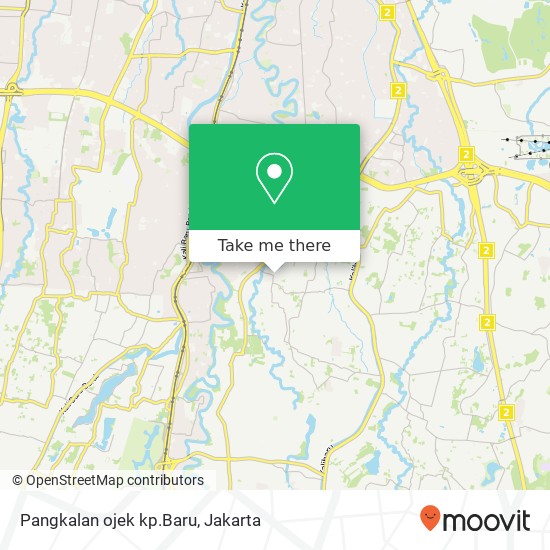 Pangkalan ojek kp.Baru map