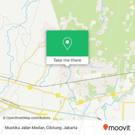 Mustika Jalan Medan, Cibitung map