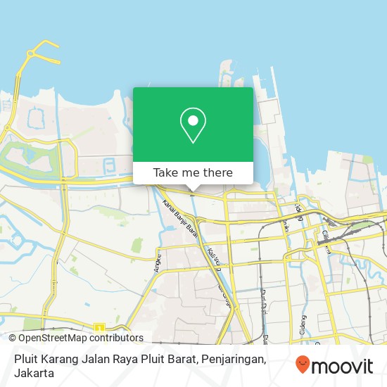 Pluit Karang Jalan Raya Pluit Barat, Penjaringan map