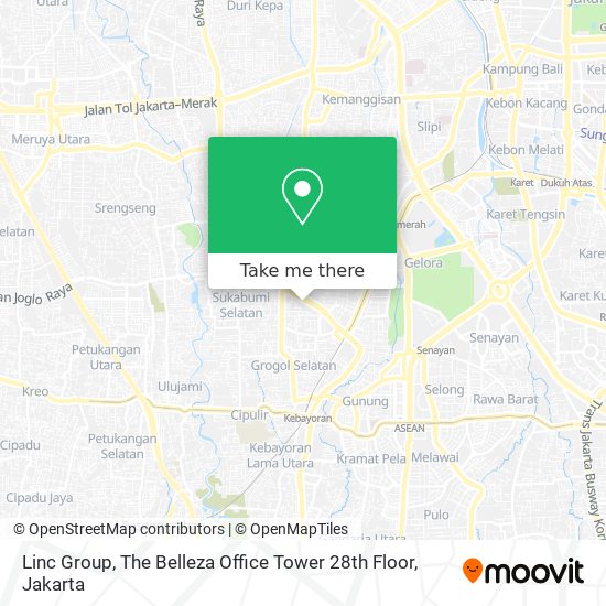 Linc Group, The Belleza Office Tower 28th Floor map