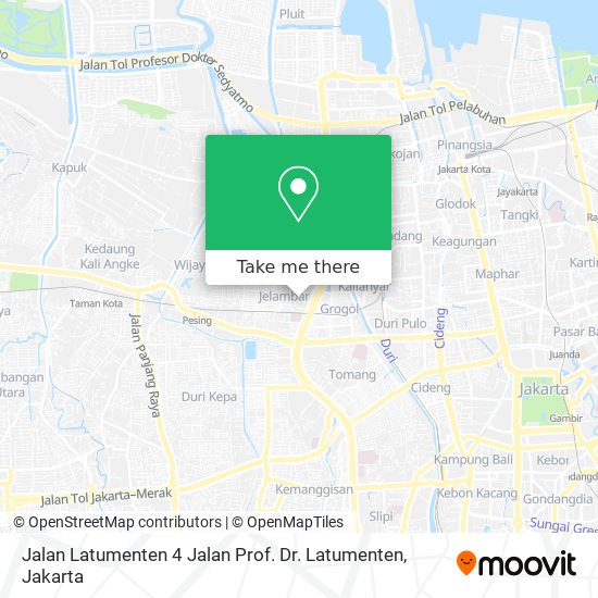 Jalan Latumenten 4 Jalan Prof. Dr. Latumenten map
