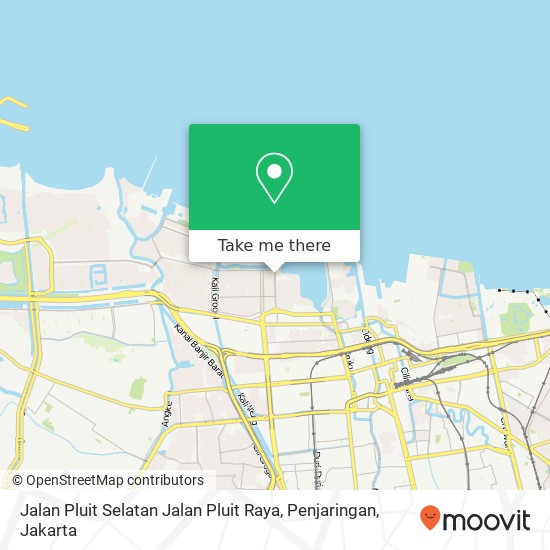 Jalan Pluit Selatan Jalan Pluit Raya, Penjaringan map