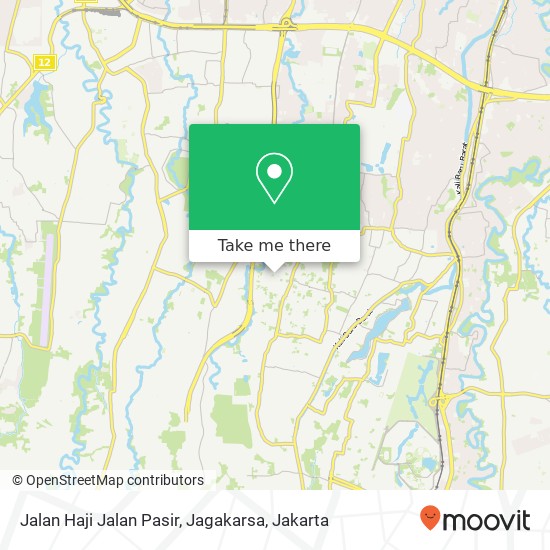 Jalan Haji Jalan Pasir, Jagakarsa map