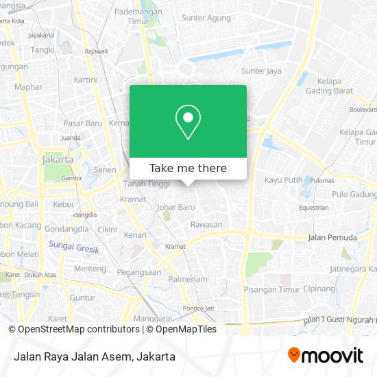 Jalan Raya Jalan Asem map