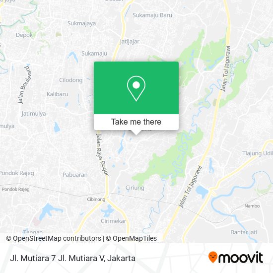 Jl. Mutiara 7 Jl. Mutiara V map