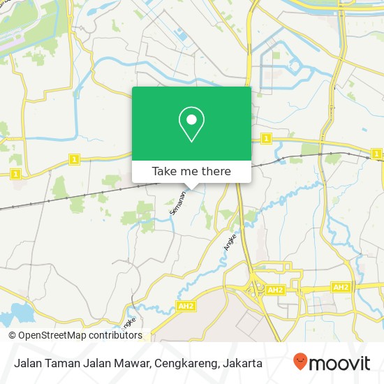 Jalan Taman Jalan Mawar, Cengkareng map