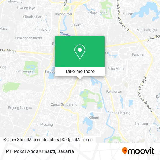 PT. Peksi Andaru Sakti map