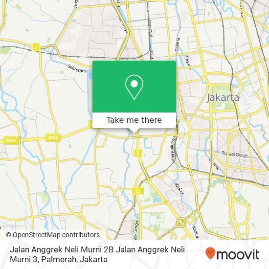 Jalan Anggrek Neli Murni 2B Jalan Anggrek Neli Murni 3, Palmerah map