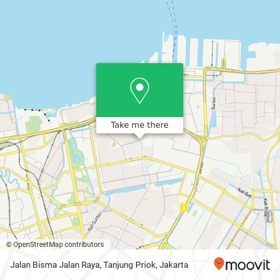 Jalan Bisma Jalan Raya, Tanjung Priok map