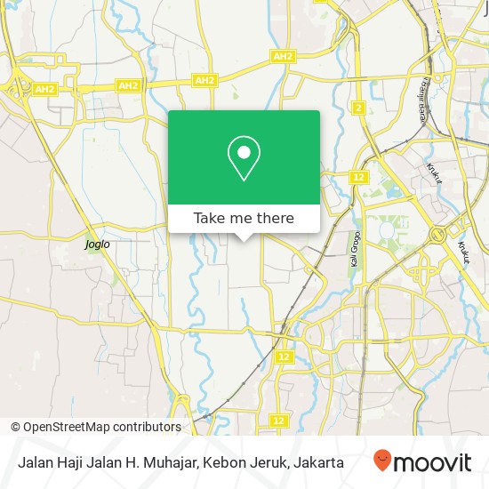 Jalan Haji Jalan H. Muhajar, Kebon Jeruk map