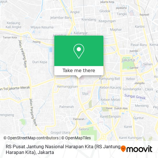 RS Pusat Jantung Nasional Harapan Kita (RS Jantung Harapan Kita) map