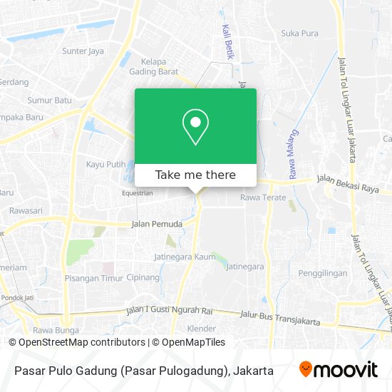 Pasar Pulo Gadung (Pasar Pulogadung) map