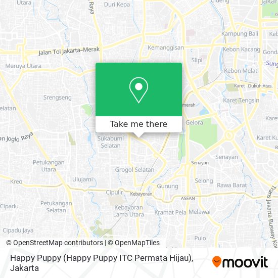 Happy Puppy (Happy Puppy ITC Permata Hijau) map