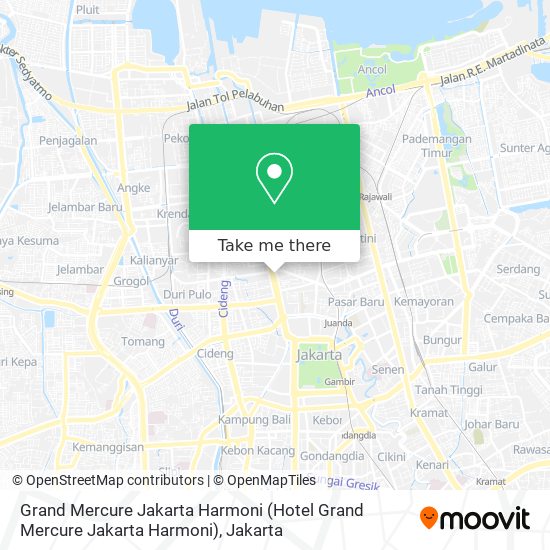 Grand Mercure Jakarta Harmoni map